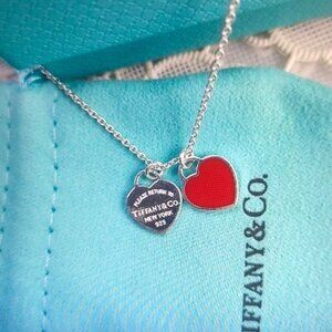 Tiffany & Co. Silver Heart Pendant Necklace
